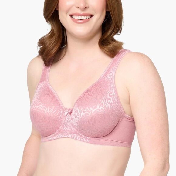 Breezies Foxglove Wild Rose Seamless Underwire Support Bra Size 38B - Picture 1 of 5